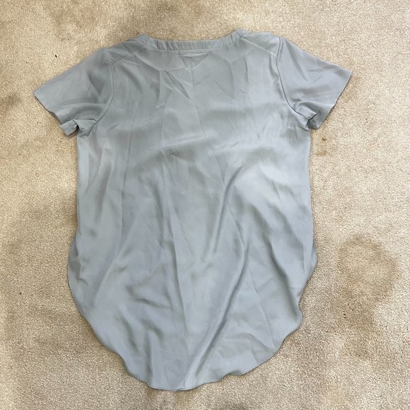 Collective concepts grey short sleeved blouse, size L - Picture 8 of 8